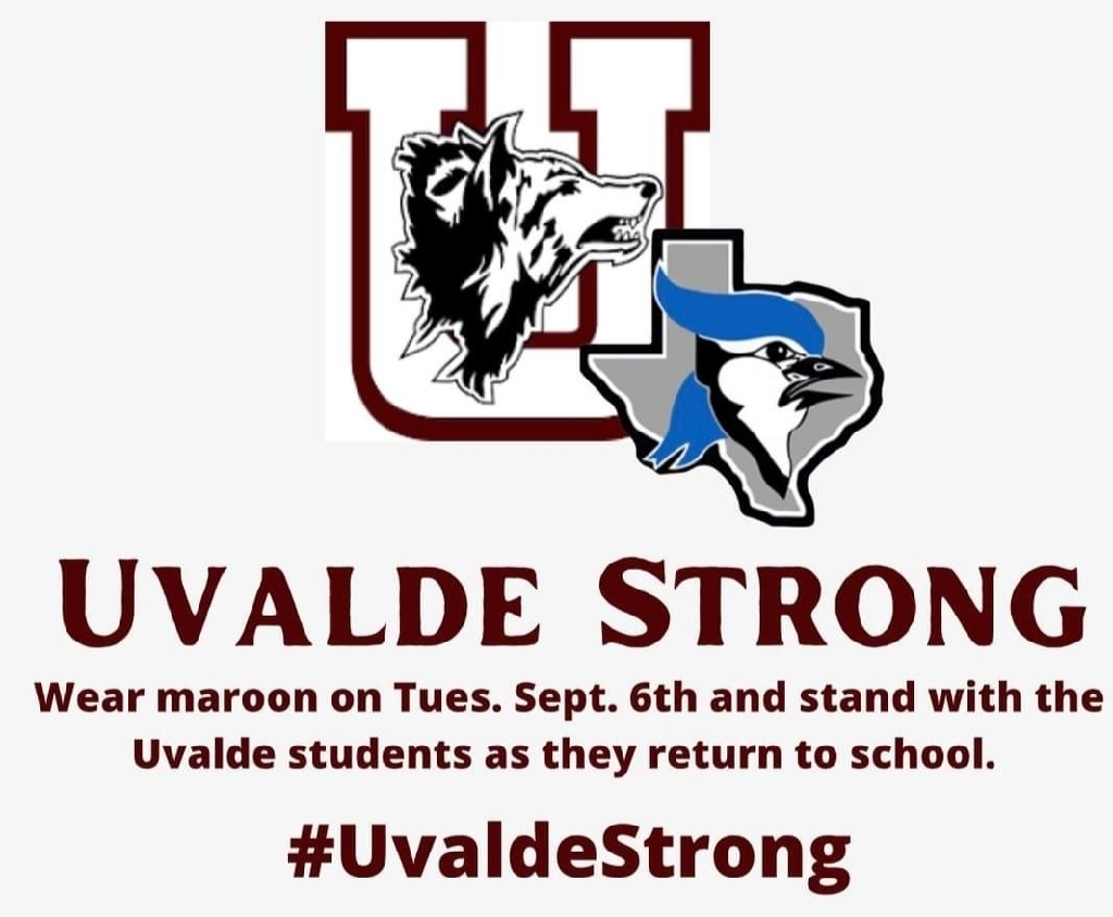 Wear maroon in support of Uvalde