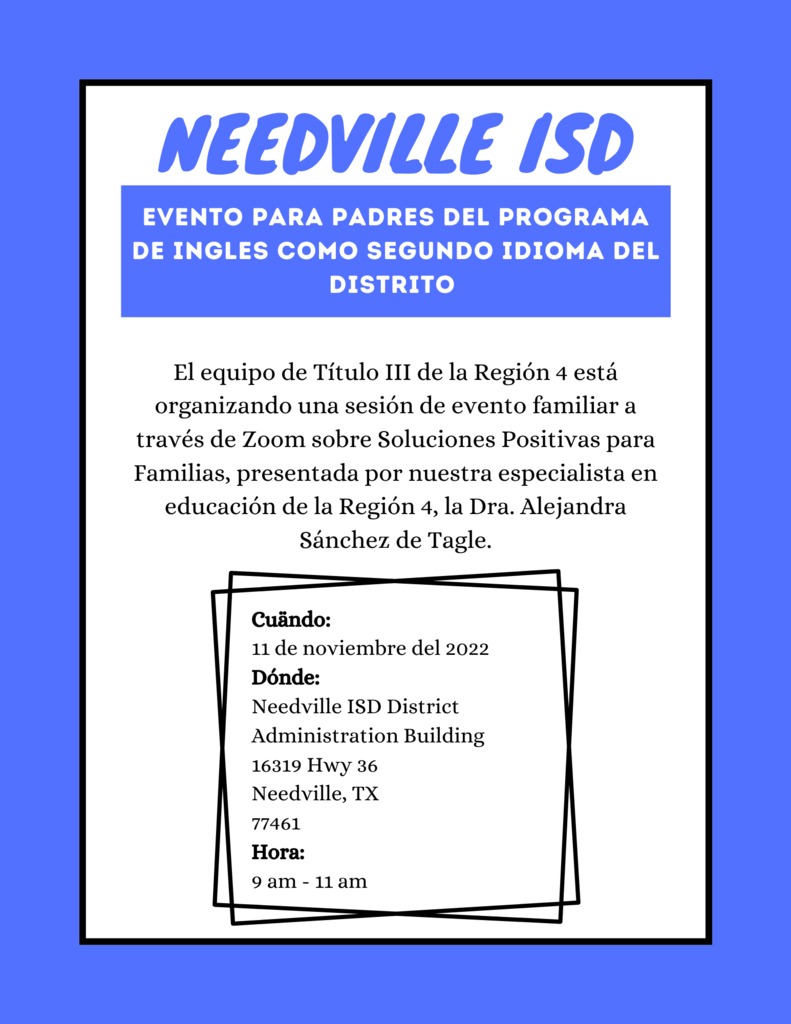 ESL District Parent and Family Engagement Night Information