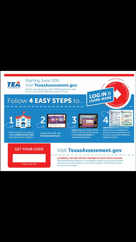 TEA STAAR access information 
